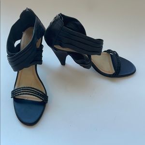 Levity Strappy Black Heels